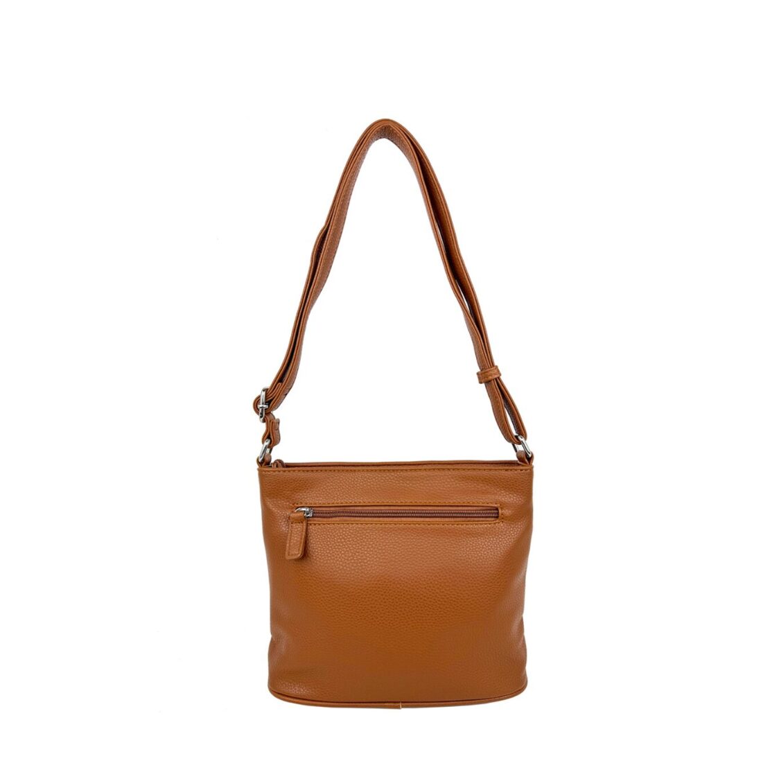 Mel&Co Lychee Embossed Multiple Pockets Sling Bag