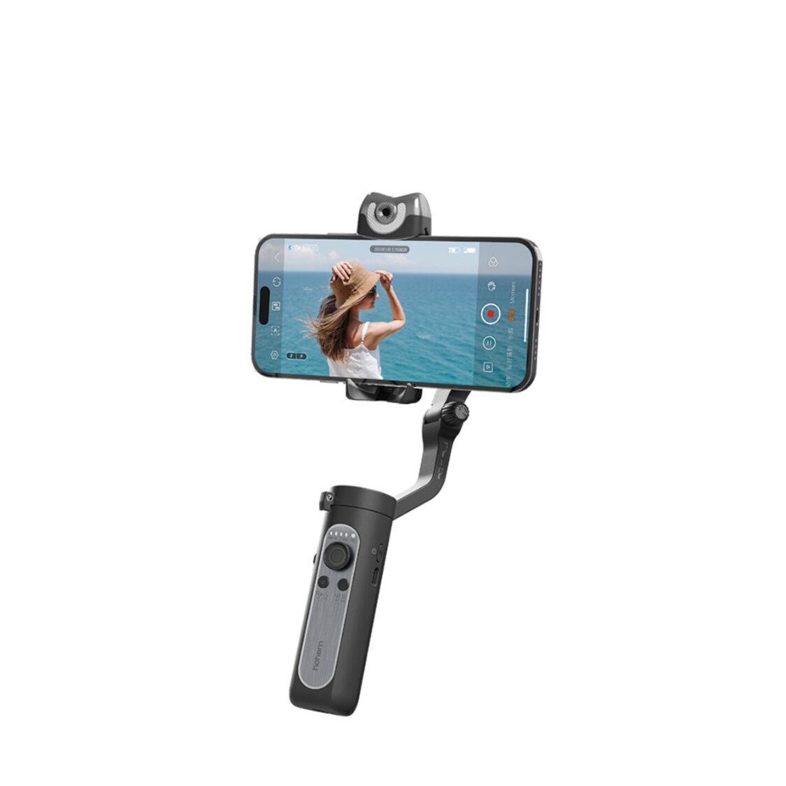 Hohem iSteady V2S 3-Axis Palm Smartphone Gimbal AI Visual Tracking Black