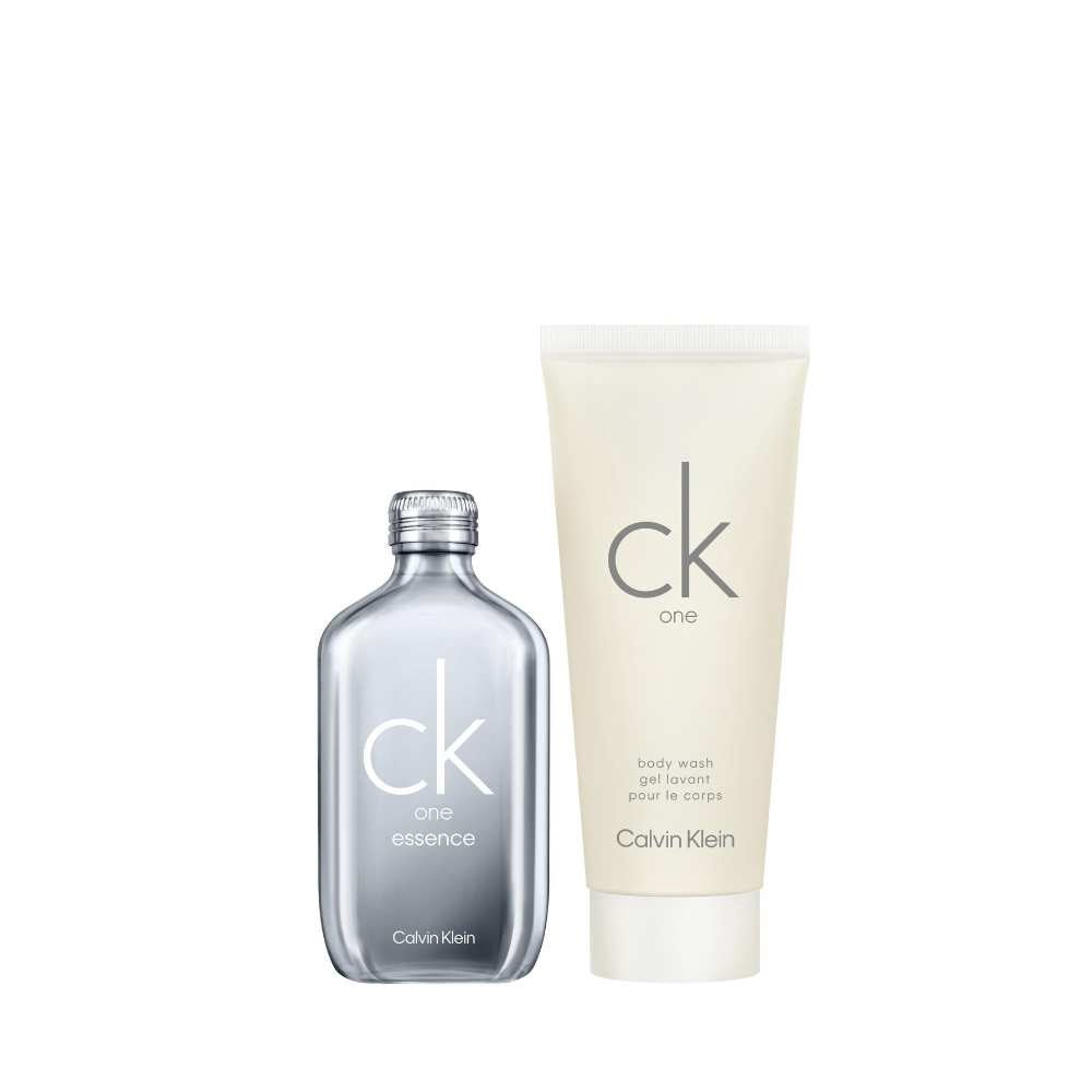 Calvin Klein Ck One Essence Parfum Intense and Shower Gel Unisex Duo Gift Set 50 ml + 100ml - Metro Singapore Departmental Store - Celebrating 69 Years in SG