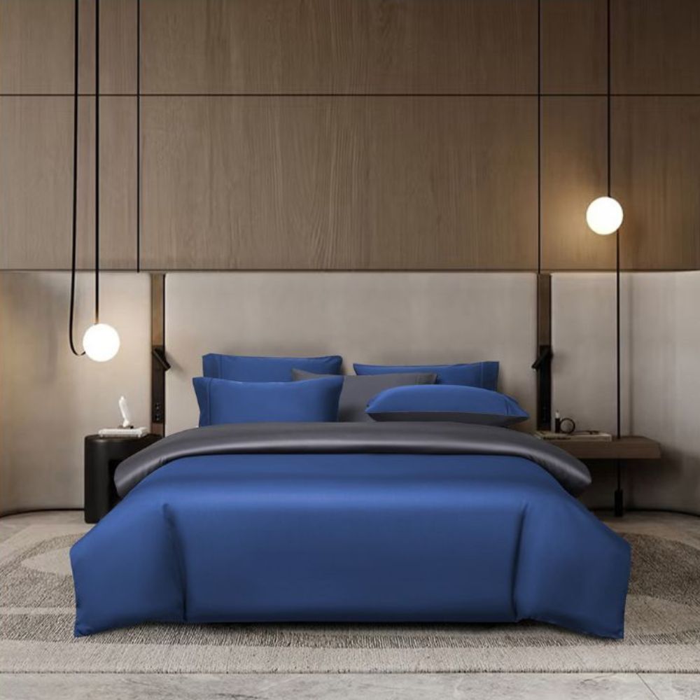 Canopy Creek Bed Set - Navy/Grey - Metro Singapore Departmental Store - Celebrating 69 Years in SG