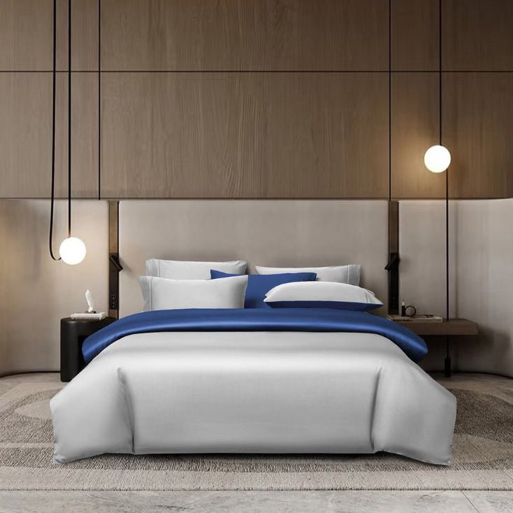 Canopy Creek Bed Set - Silver/Navy - Metro Singapore Departmental Store - Celebrating 69 Years in SG