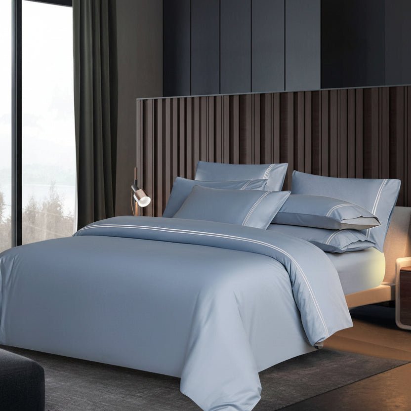 Canopy Elegant Fitted Sheet Set - Blue - Metro Singapore Departmental Store - Celebrating 69 Years in SG