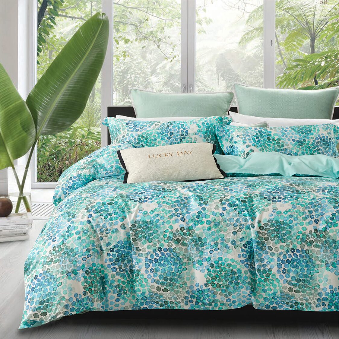 Canopy Villiers Ii Bedset - Turq - Metro Singapore Departmental Store - Celebrating 69 Years in SG