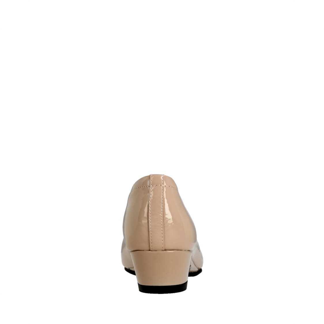 Caratti 1992 Leather Wedged Heels with Buckle (Short) - Nude - Metro Singapore Departmental Store - Celebrating 69 Years in SG