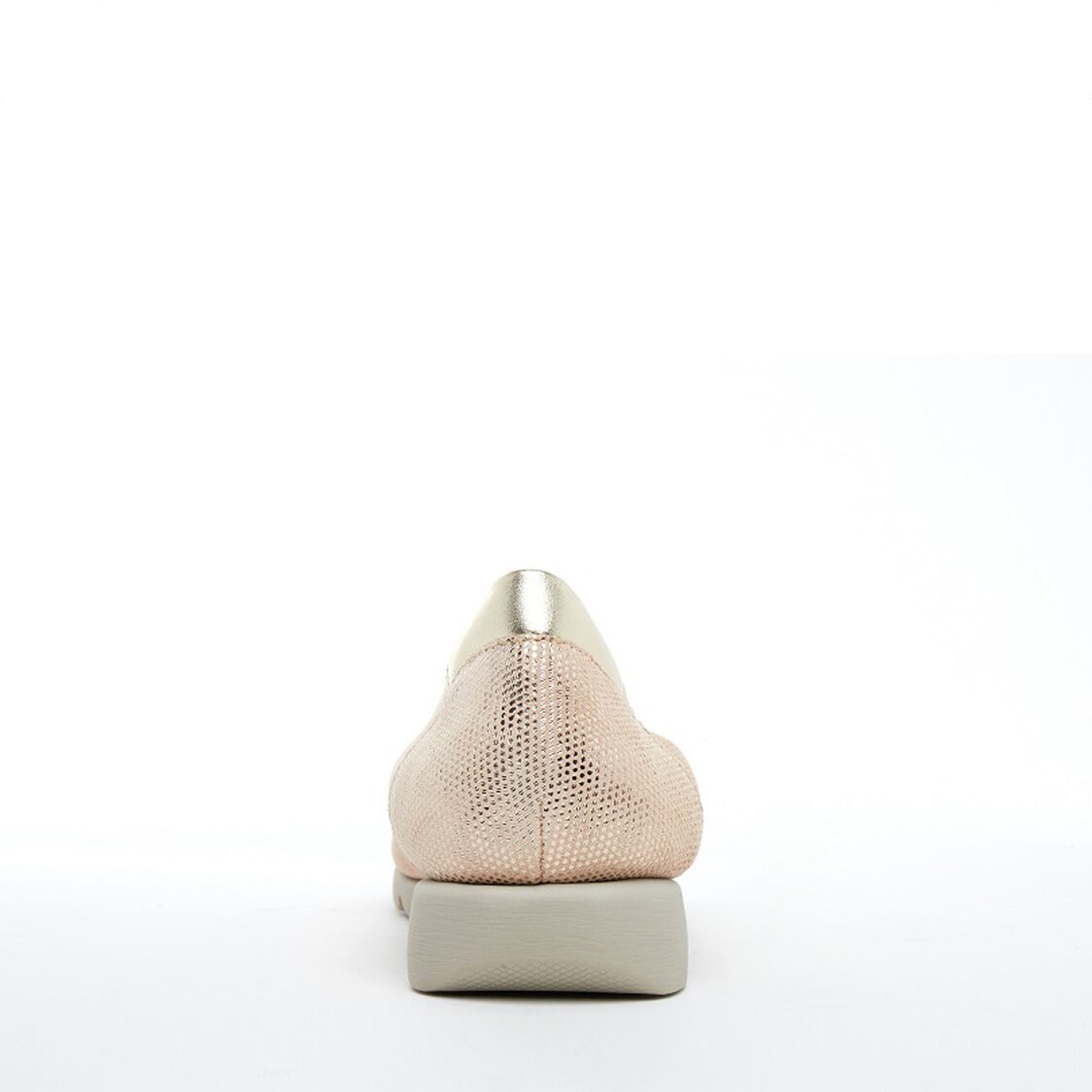 Barani 8938-220 Leather Pumps/Ballet Flats Gold (Textured Leather)