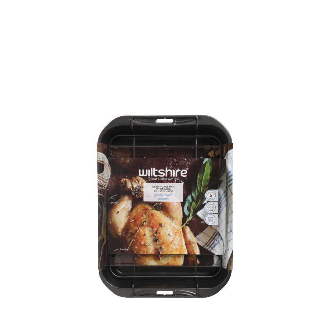 Wiltshire Easybake Deep Roastpan W/Rack