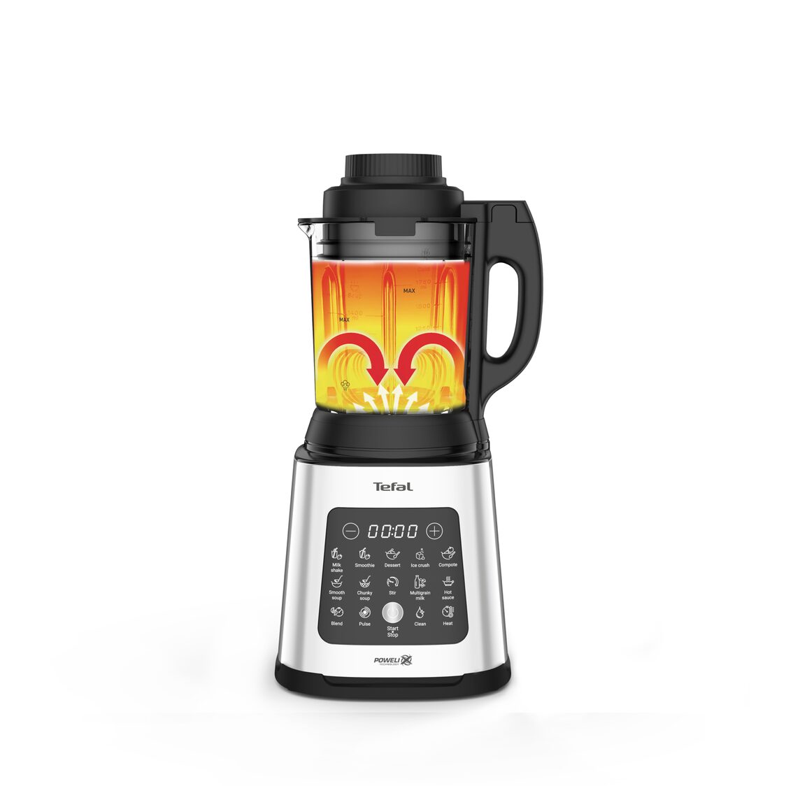 Tefal Perfectmix Cook Heating High Speed Blender + Steam Basket (BL83SD)