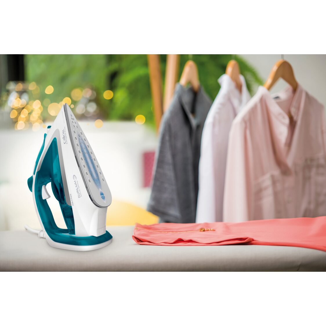 Tefal Steam Iron Easy Gliss 2 Turquoise 2500W (FV5718)
