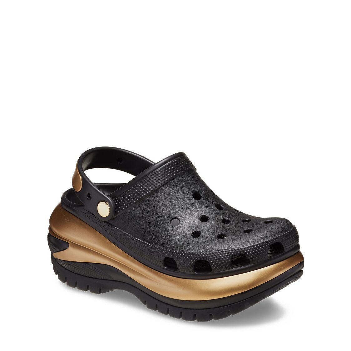 Crocs Mega Crush Metallic Clog Black/Gold