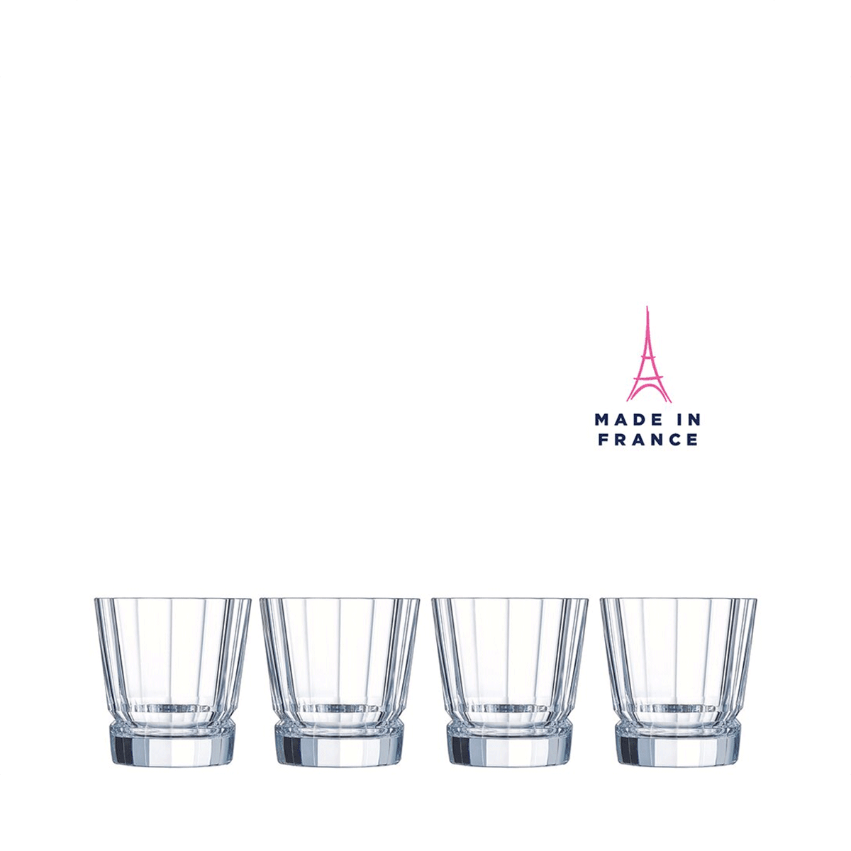 Cda Macassar 4pc 32cl Old Fashioned Tumbler Set - Metro Singapore Departmental Store - Celebrating 69 Years in SG