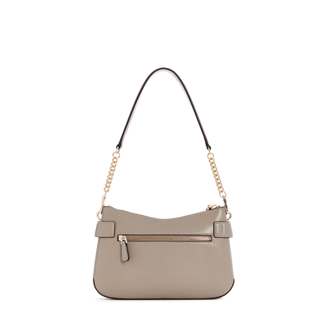 Guess Lorelei Top Zip Shoulder Bag - Dark Taupe