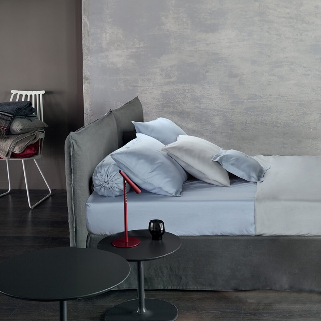 Bellami Bamboo Fitted Sheet Set - Blue