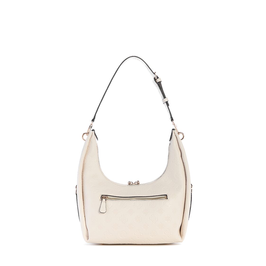 Guess Phoebe Hobo Shoulder Bag - Off White Logo