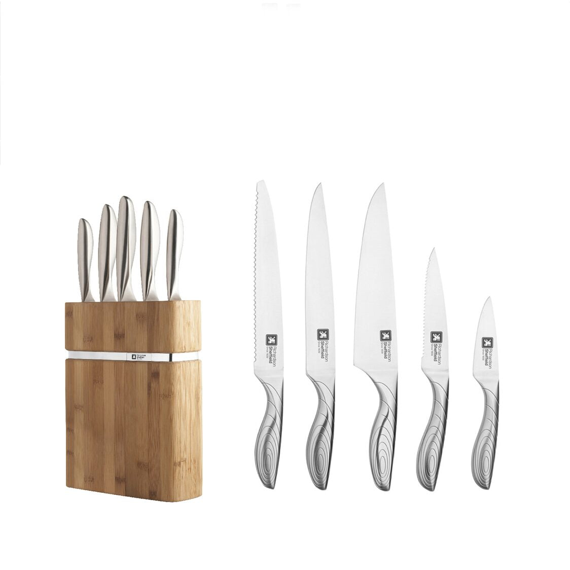 RICHARDSON SHEFFIELD 5-Piece Knife Block Set - Forme (FO-5PC)