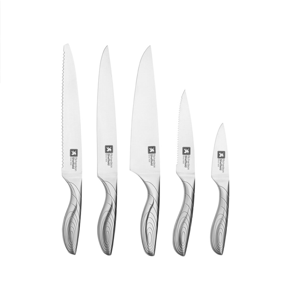 RICHARDSON SHEFFIELD 5-Piece Knife Block Set - Forme (FO-5PC)