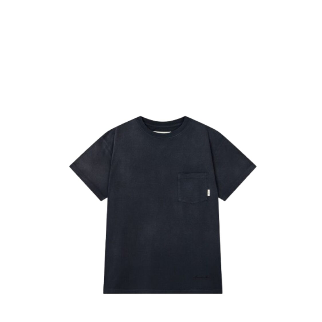 Man On The Boon Made In Usa Washed Pocket T Shirt Black