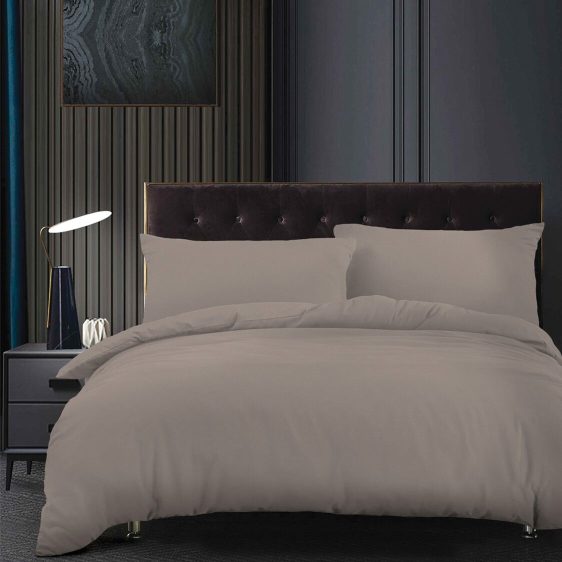 Charles Millen Signature Collection - Bedford Beige 100% Pima Cotton Deluxe Fitted Sheet Set / Bed Set - Metro Singapore Departmental Store - Celebrating 69 Years in SG