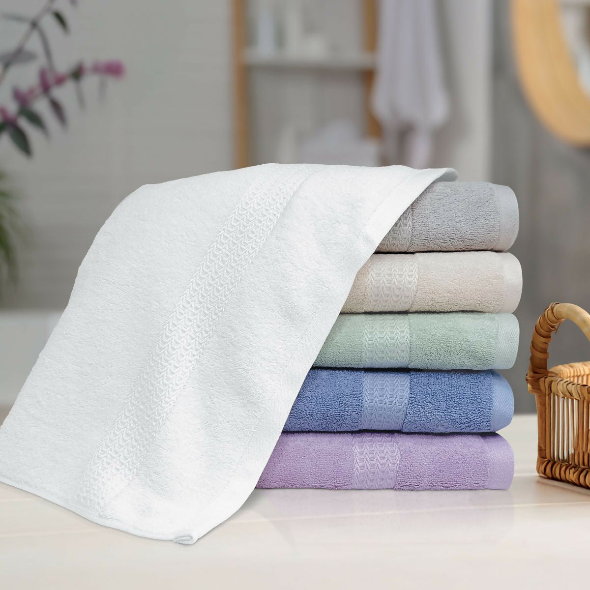 Charles Millen Signature Collection Boston Bamboo Cotton Bath Towel - Metro Singapore Departmental Store - Celebrating 69 Years in SG