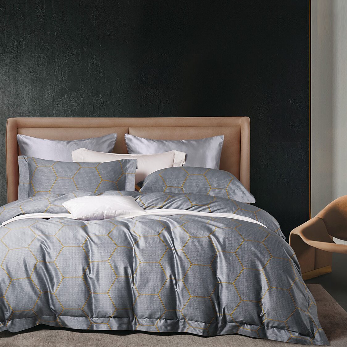 Charles Millen Signature Collection - Orville 100% Pima Cotton Fitted Sheet Set and Bed set - Metro Singapore Departmental Store - Celebrating 69 Years in SG