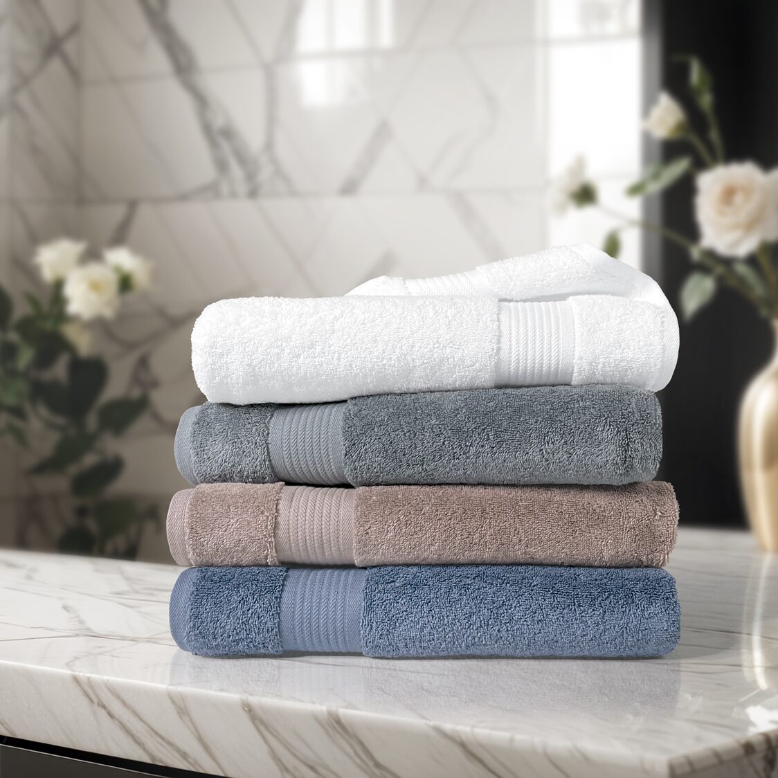 Charles Millen Signature Collection Riviere Luxe Bath Towel - Metro Singapore Departmental Store - Celebrating 69 Years in SG