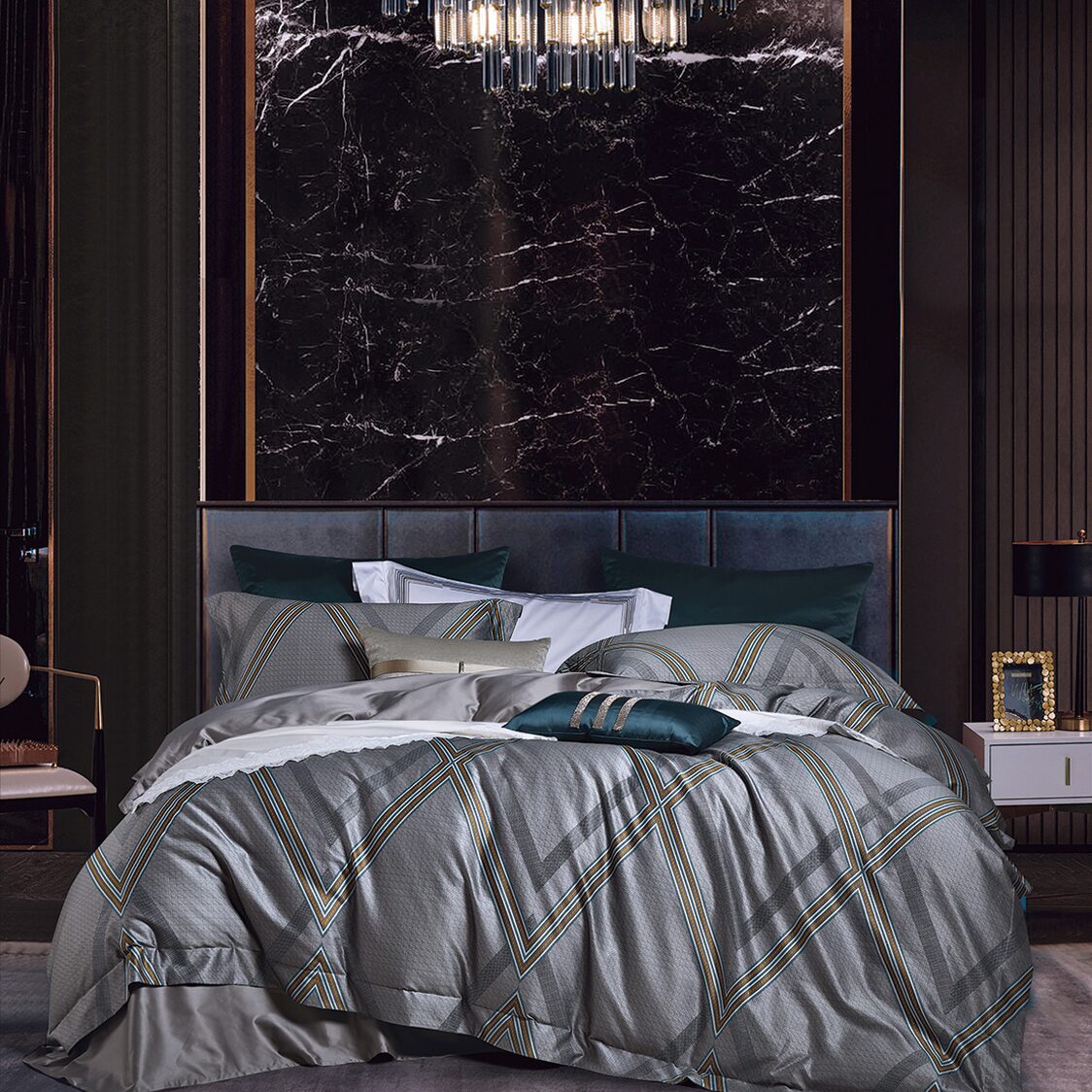 Charles Millen Signature Collection - Vanguard 100% Pima Cotton Deluxe Fitted Sheet Set / Bed Set - Metro Singapore Departmental Store - Celebrating 69 Years in SG