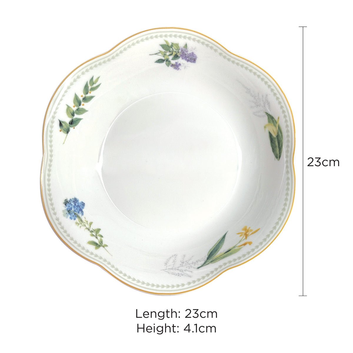 Charles Millen Soirée Botanique Fine Porcelain Tableware - Lilac - Metro Singapore Departmental Store - Celebrating 69 Years in SG