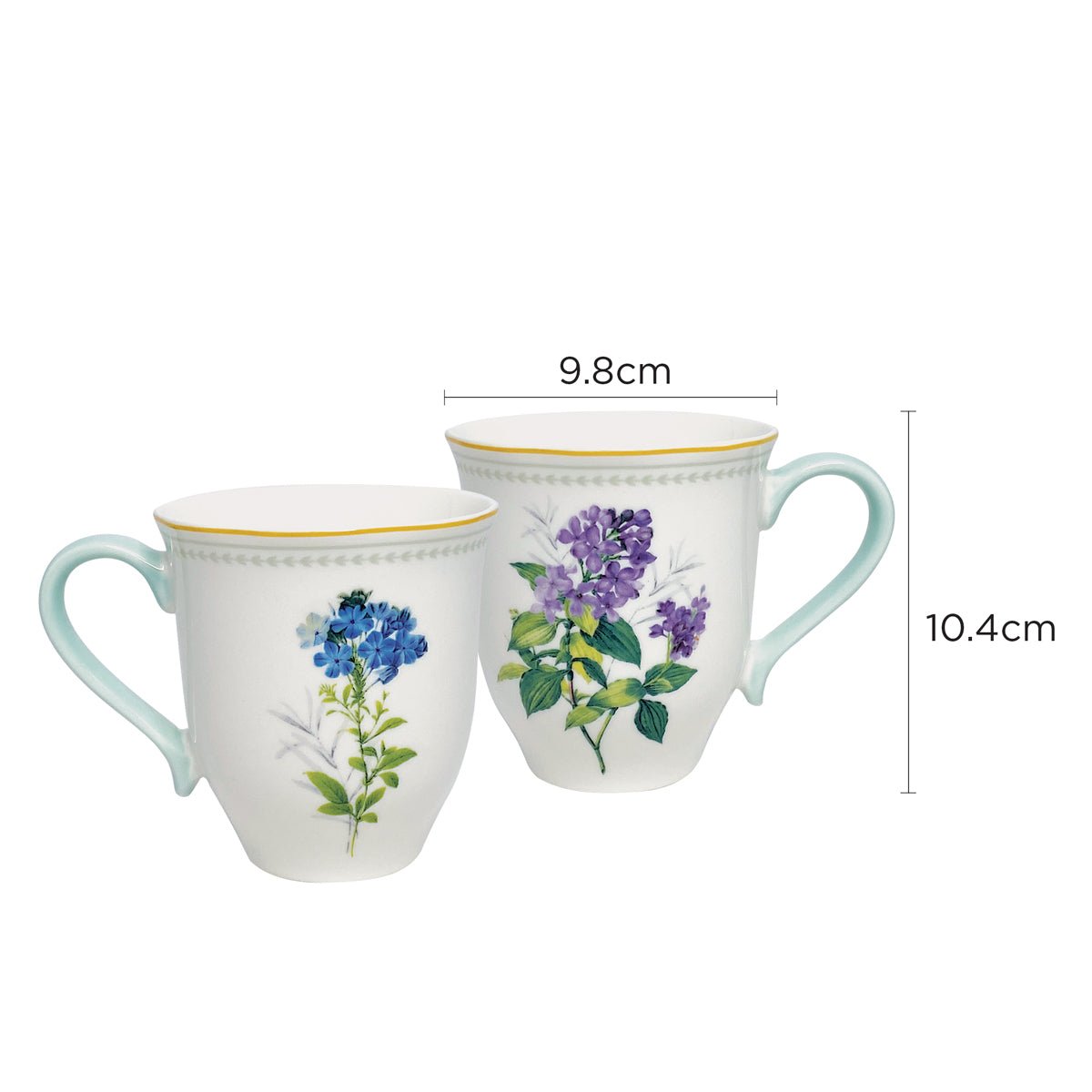 Charles Millen Soirée Botanique Fine Porcelain Tableware - Lilac - Metro Singapore Departmental Store - Celebrating 69 Years in SG