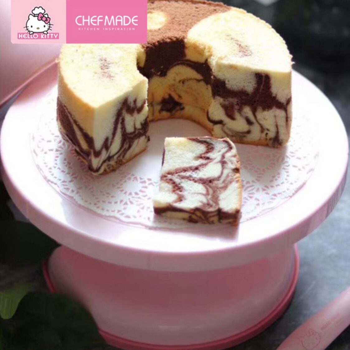 Chefmade Hello Kitty ABS Revolving Cake Stand 1898CM - KT7043 - Metro Singapore Departmental Store - Celebrating 69 Years in SG