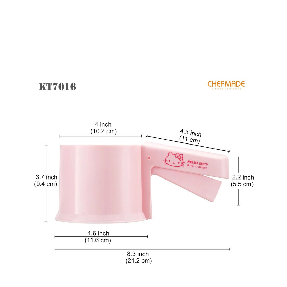 Chefmade Hello Kitty Flour Sifter 1898CM - KT7016 - Pink - Metro Singapore Departmental Store - Celebrating 69 Years in SG