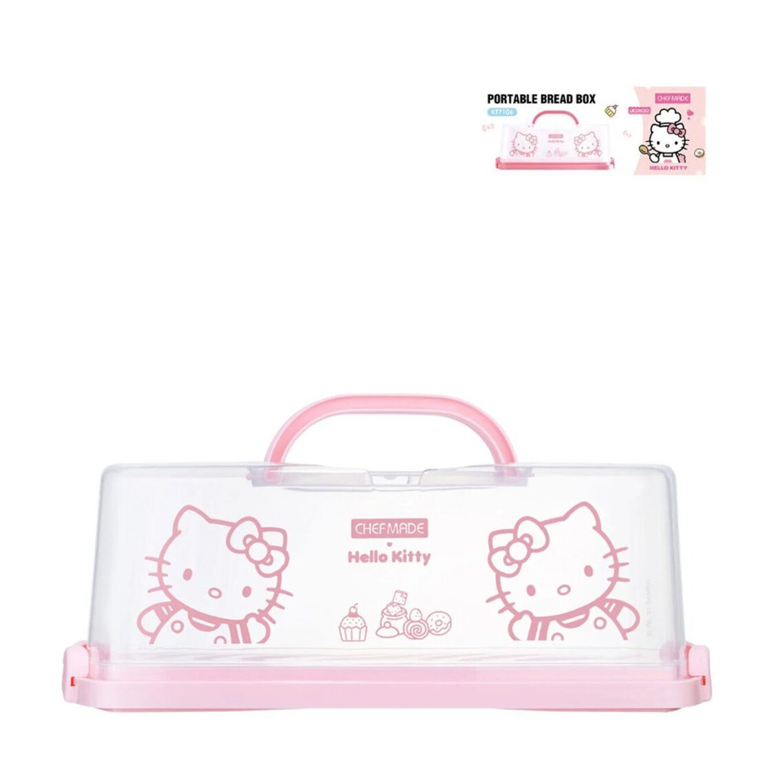 Chefmade Hello Kitty PP Portable Bread Box 1898CM - KT7106 - Metro Singapore Departmental Store - Celebrating 69 Years in SG