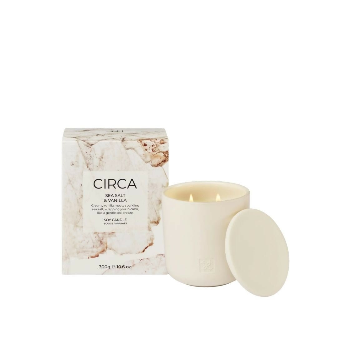 Circa Soy Candle 300g Sea Salt & Vanilla - Metro Singapore Departmental Store - Celebrating 69 Years in SG