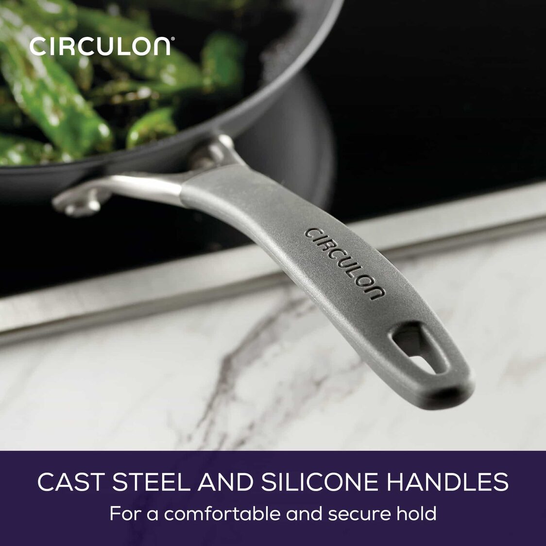 Circulon ScratchDefense A1 34cm Stirfry Pan with Helping Handle - Metro Singapore Departmental Store - Celebrating 69 Years in SG