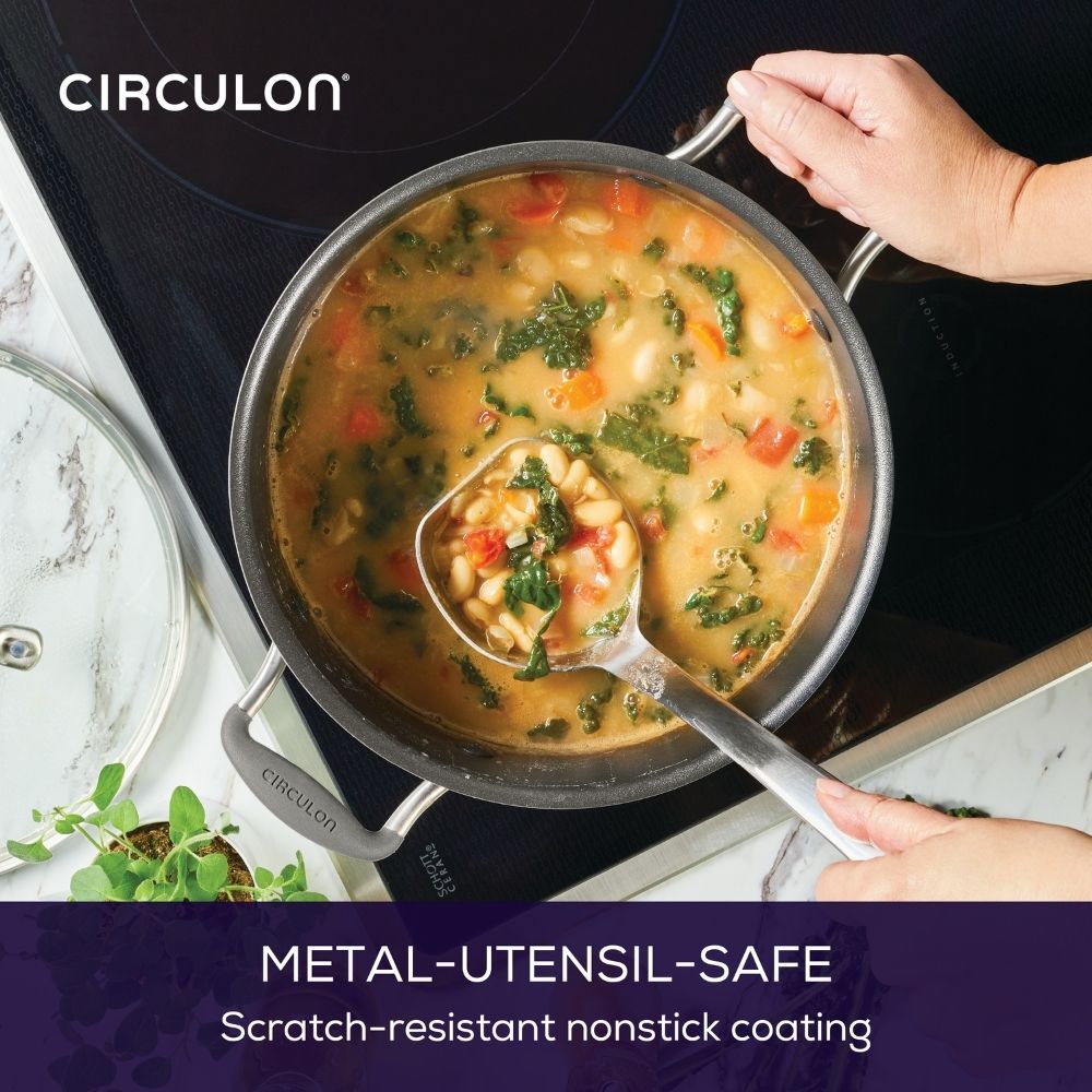 Circulon ScratchDefense A1 Nonstick 24cm/7.6L Covered Stockpot 81834 - Metro Singapore Departmental Store - Celebrating 69 Years in SG