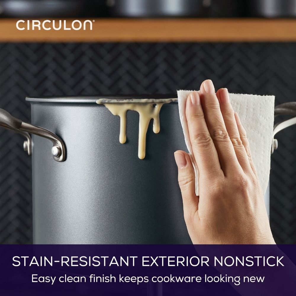 Circulon ScratchDefense A1 Nonstick 24cm/7.6L Covered Stockpot 81834 - Metro Singapore Departmental Store - Celebrating 69 Years in SG