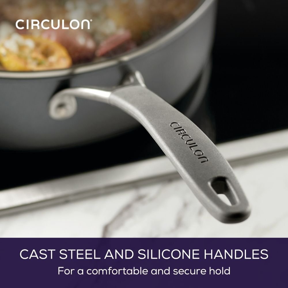 Circulon ScratchDefense A1 Nonstick 28cm/4.7L Covered Saute with Helper Handle 81835 - Metro Singapore Departmental Store - Celebrating 69 Years in SG