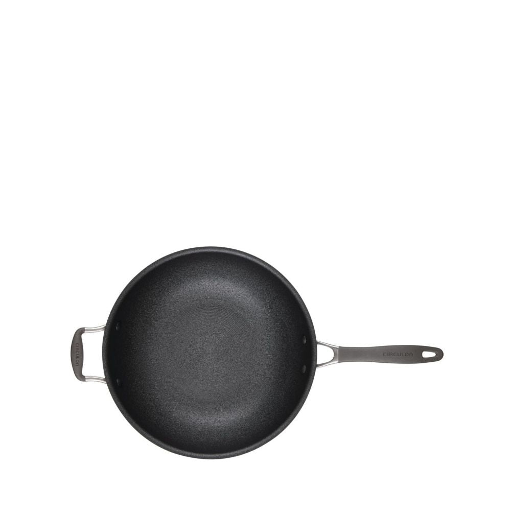 Circulon ScratchDefense A1 Nonstick 30.4cm Stirfry with Glass Lid 82205 - Metro Singapore Departmental Store - Celebrating 69 Years in SG