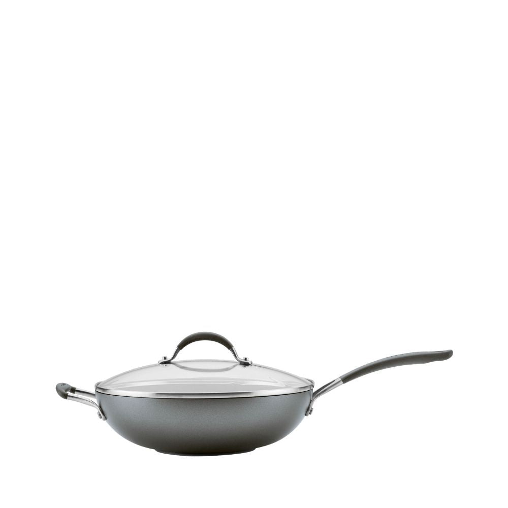 Circulon ScratchDefense A1 Nonstick 30.4cm Stirfry with Glass Lid 82205 - Metro Singapore Departmental Store - Celebrating 69 Years in SG