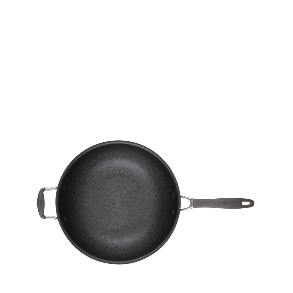 Circulon ScratchDefense A1 Nonstick 34cm Covered Stirfry Pan with Helper Handle 82199 - Metro Singapore Departmental Store - Celebrating 69 Years in SG