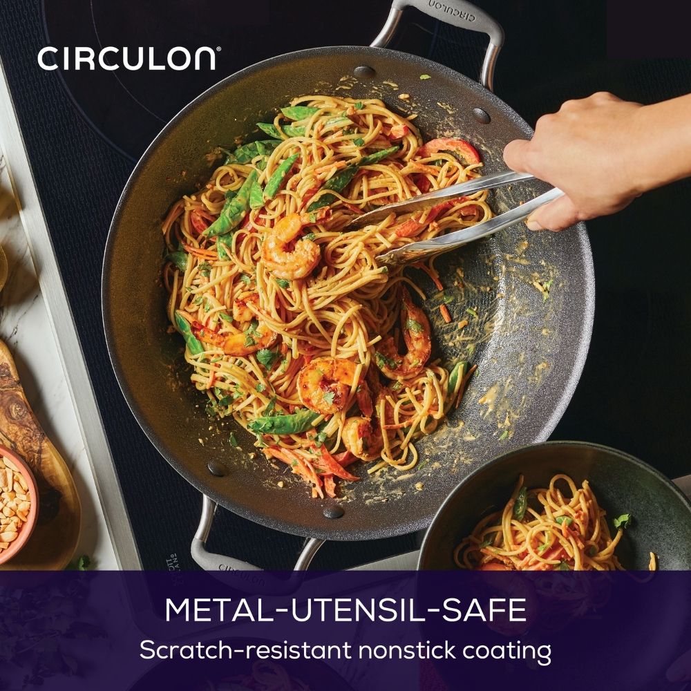 Circulon ScratchDefense A1 Nonstick 36cm Covered Wok 81830 - Metro Singapore Departmental Store - Celebrating 69 Years in SG