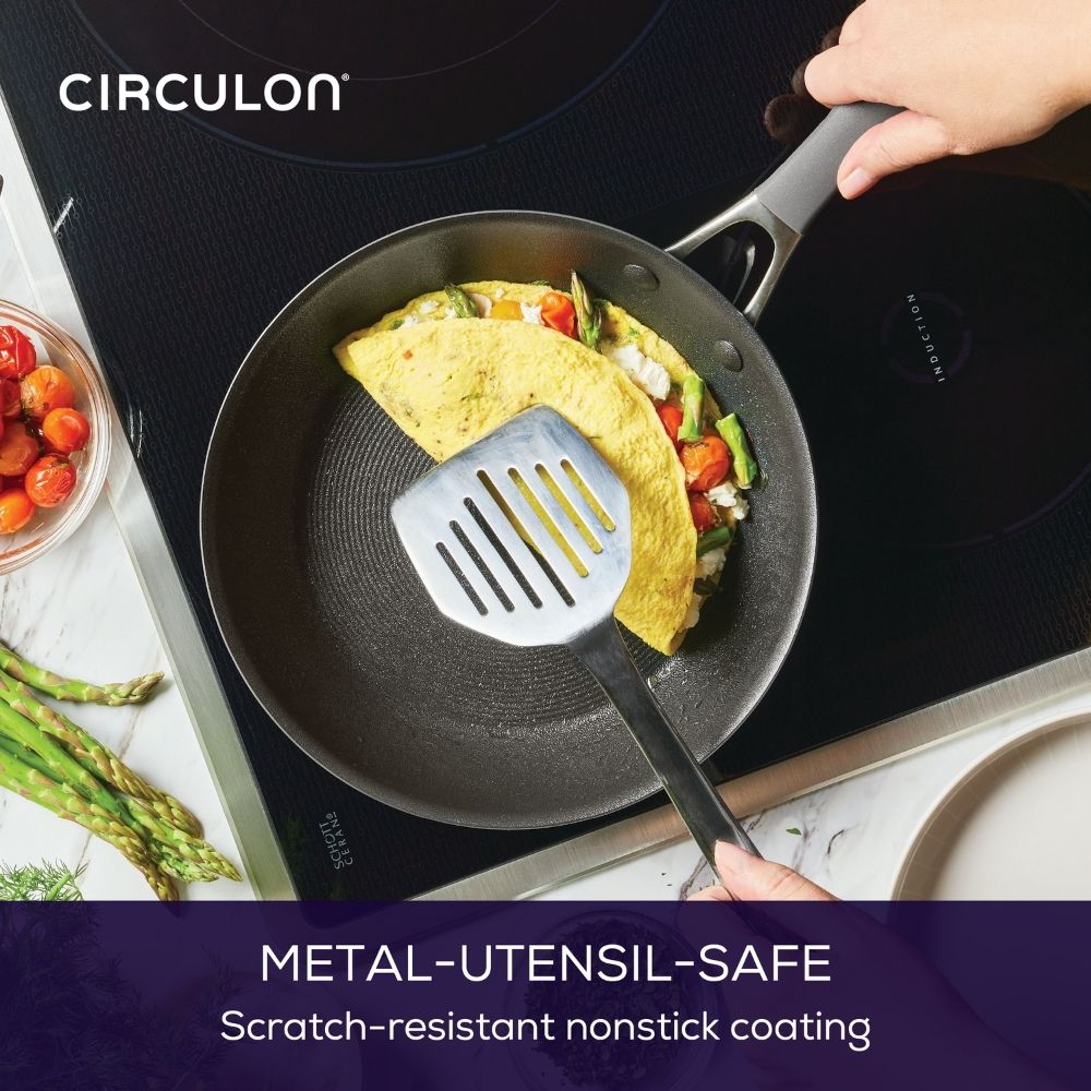 Circulon ScratchDefense A1 Nonstick Frypan Twin Pack Set (21.5/25.4cm) 81840 - Metro Singapore Departmental Store - Celebrating 69 Years in SG