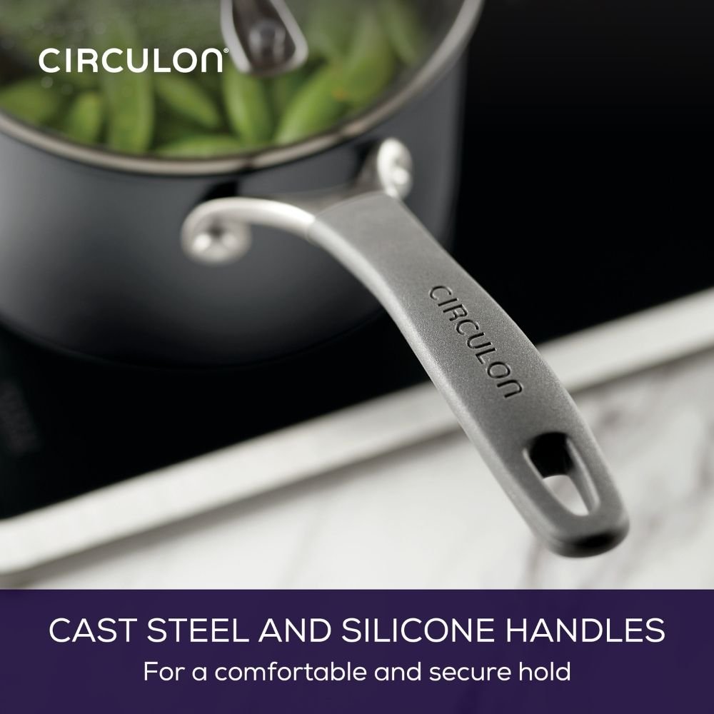 Circulon ScratchDefense A1 Nonstick Saucepan with Glass Lid - Metro Singapore Departmental Store - Celebrating 69 Years in SG