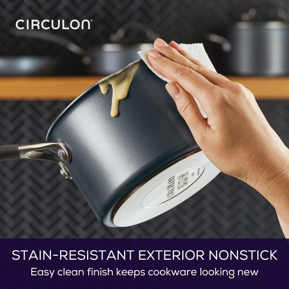 Circulon ScratchDefense A1 Nonstick Saucepan with Glass Lid - Metro Singapore Departmental Store - Celebrating 69 Years in SG