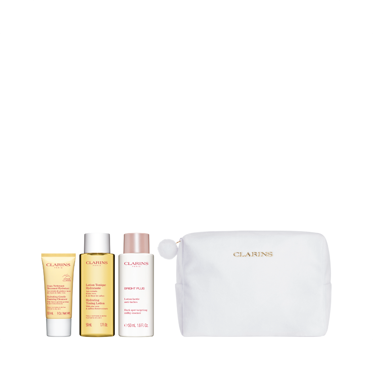 Receive 4-pc set (Worth $68) with nett spend $200 on Clarins (Gift with Purchase)