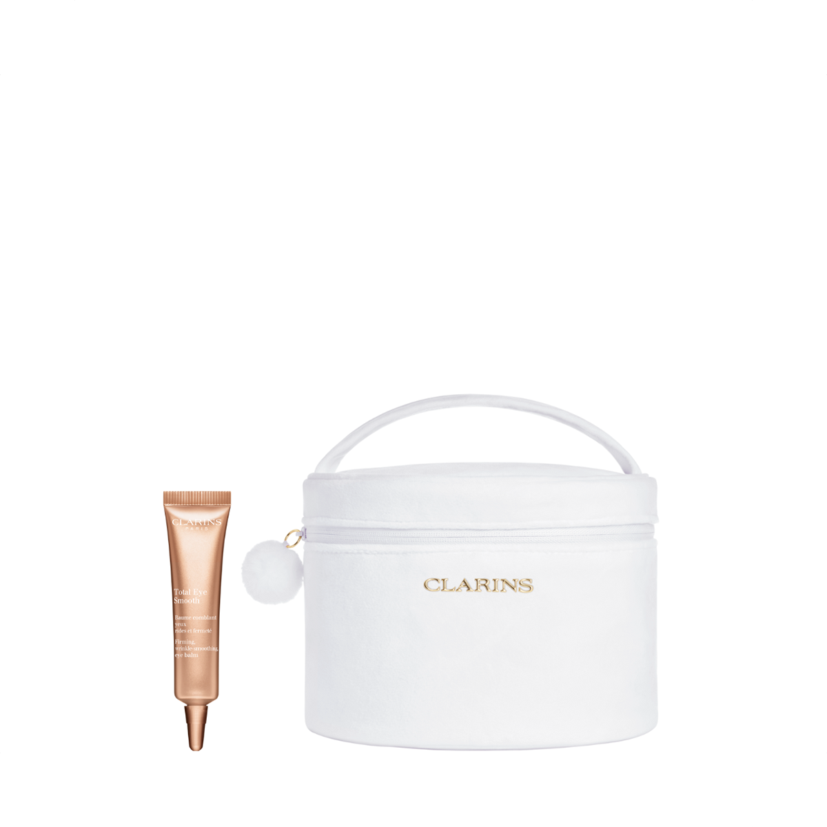 Receive additional 1-pc gift + Vanity Pouch (worth $261) with nett spend $400 on Clarins (Gift with Purchase)