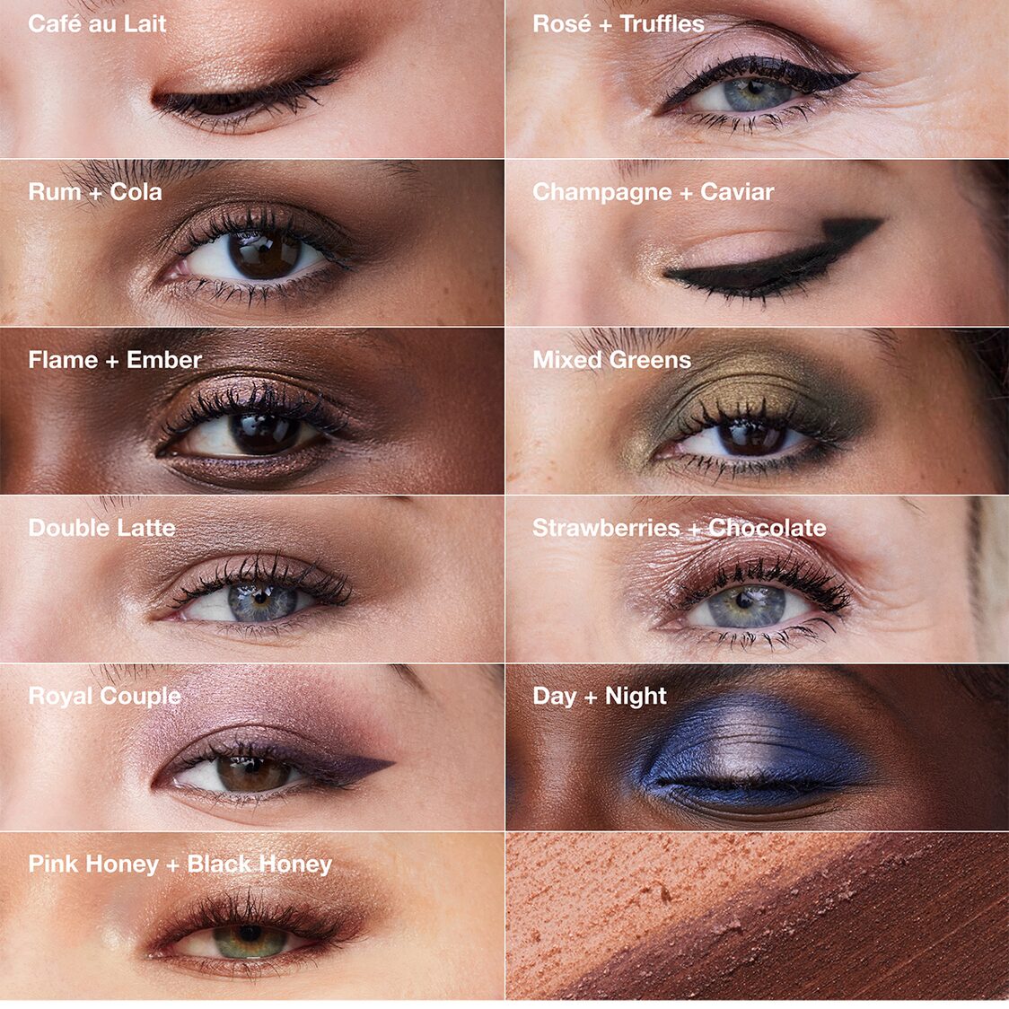 Clinique High Impact Shadow Play™ Shadow + Definer 1.9gm - Black Honey + Pink Honey - Metro Singapore Departmental Store - Celebrating 69 Years in SG