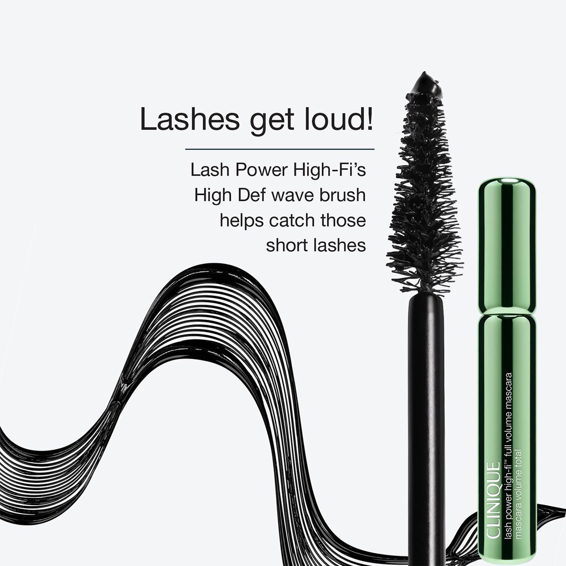 Clinique Lash Power High - Fi™ Full Volume Mascara 10ml - Intense Black - Metro Singapore Departmental Store - Celebrating 69 Years in SG