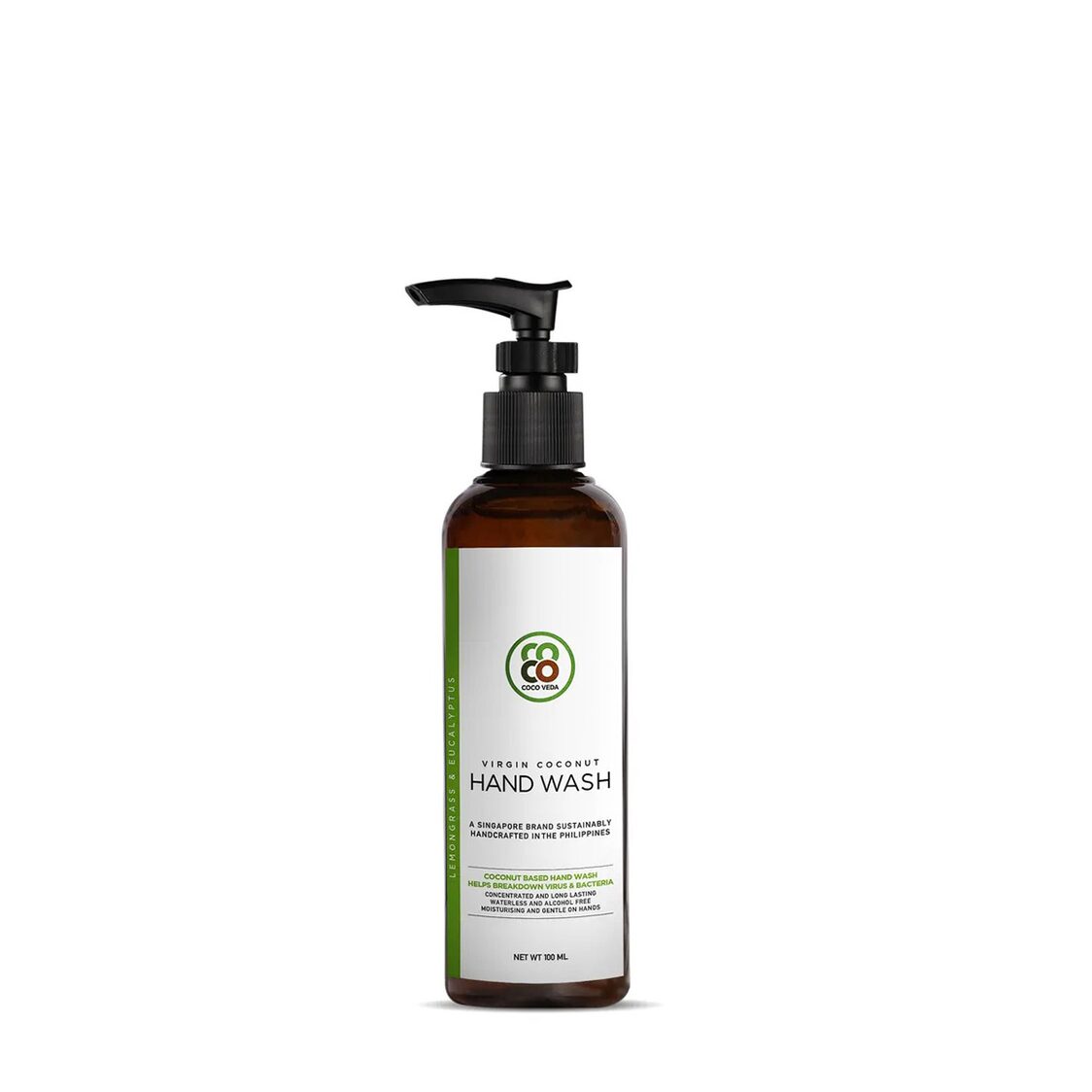 Coco Veda Hand Wash - Lemongrass And Eucalyptus 100ml - Metro Singapore Departmental Store - Celebrating 69 Years in SG