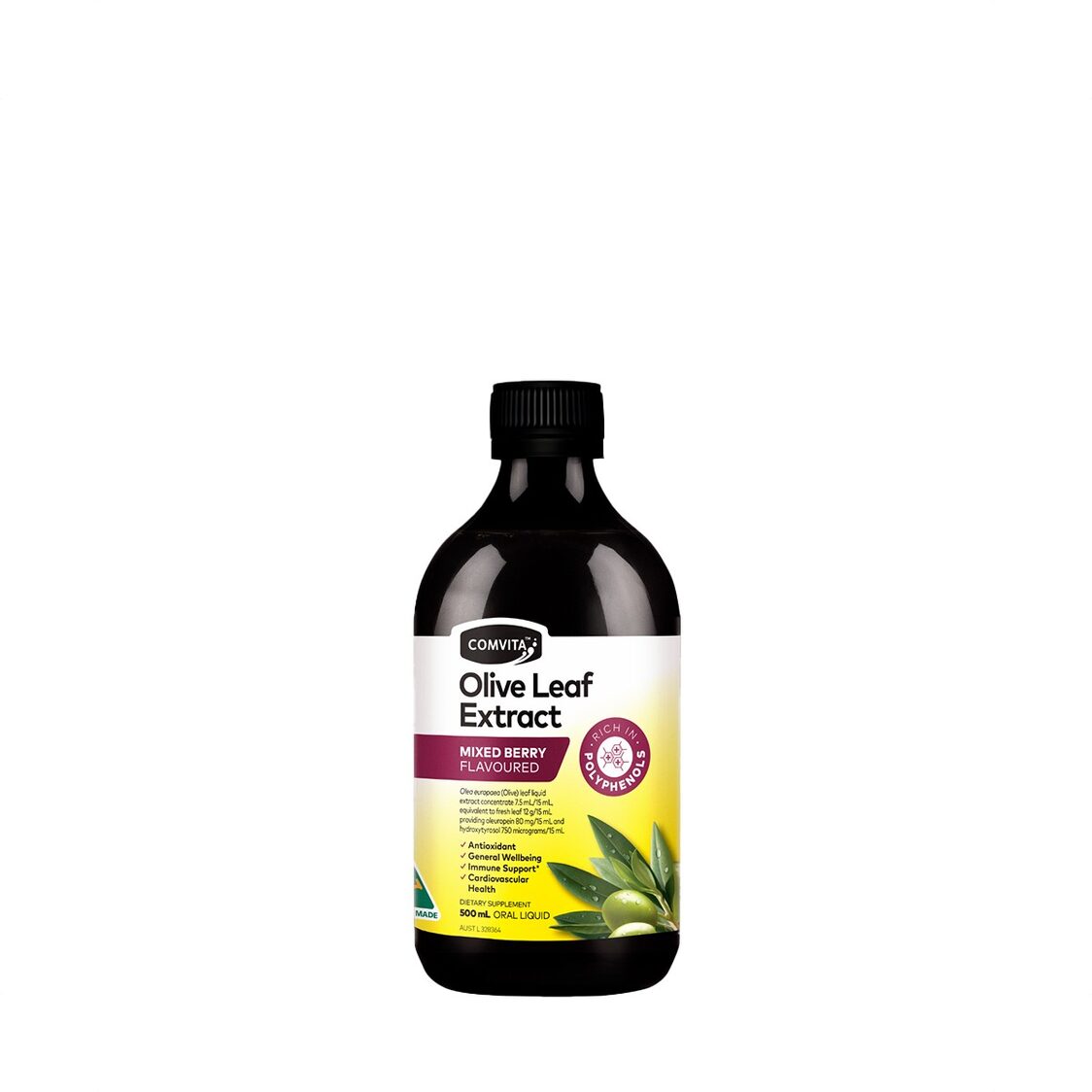 Comvita Olive Leaf Extract - Mixed Berry Flavour 500ml - Metro Singapore Departmental Store - Celebrating 69 Years in SG