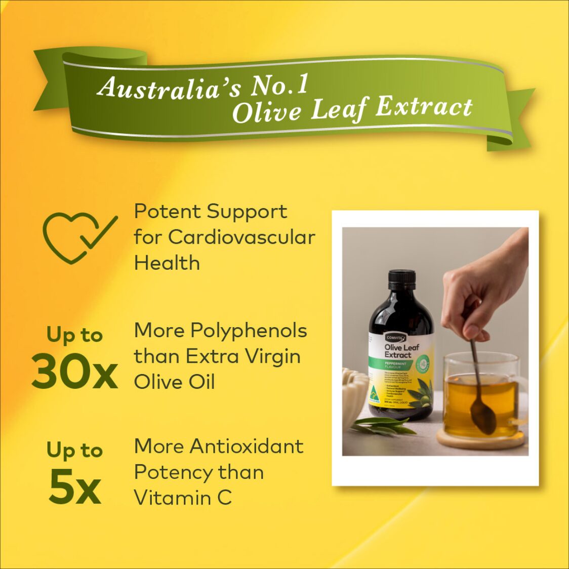 Comvita Olive Leaf Extract - Original Flavour 500ml - Metro Singapore Departmental Store - Celebrating 69 Years in SG