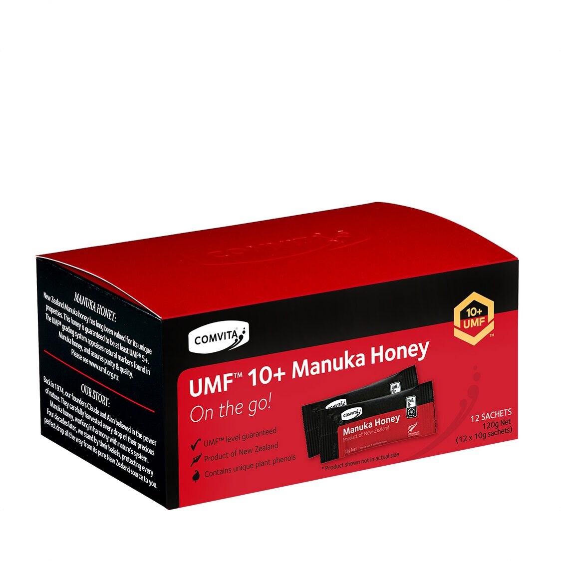 Comvita UMF™ 10+ Manuka Honey Sachets 12s (12 x 10g) - Metro Singapore Departmental Store - Celebrating 69 Years in SG
